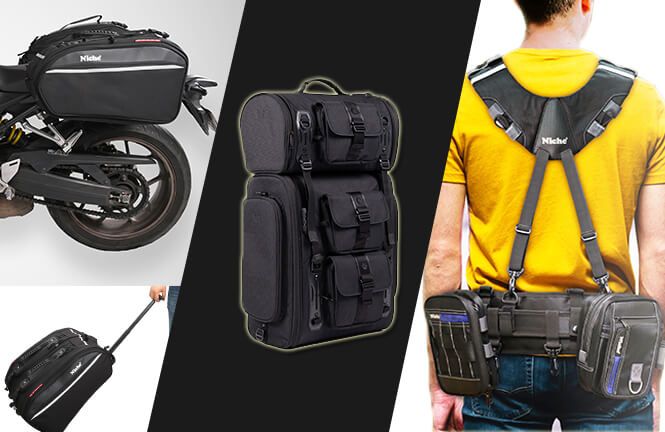 manufacture of multifuctional motorcycle luggage bag, seat bag, sissy bar bag, tool carry bag